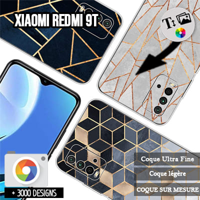 Cover Xiaomi Redmi 9T rigida  personalizzata