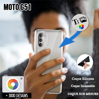 Coque Motorola Moto G51 5G Personnalisée souple