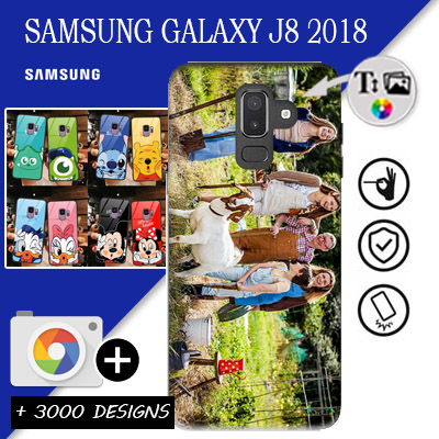 Cover Samsung Galaxy J8 2018 rigida  personalizzata