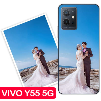 Cover Vivo Y55 5G rigida  personalizzata