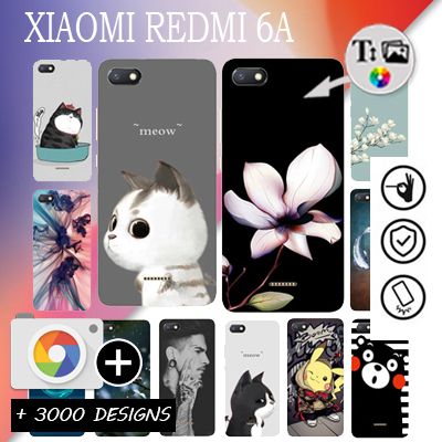 Cover Xiaomi Redmi 6A rigida  personalizzata
