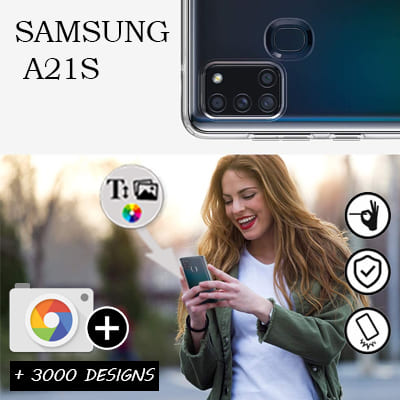 Cover Samsung Galaxy A21s rigida  personalizzata