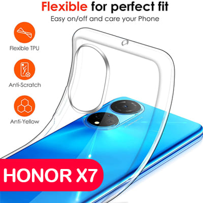 custodia silicone Honor X7
