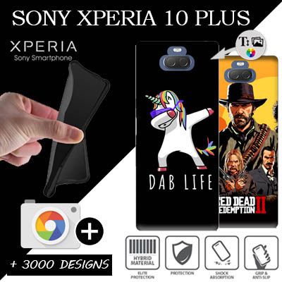 custodia silicone Sony Xperia 10 Plus
