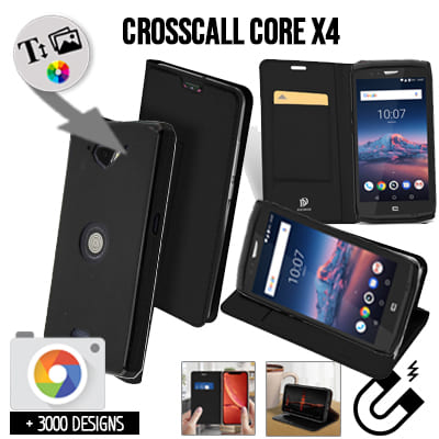 Cover Personalizzata a Libro Crosscall Core X4