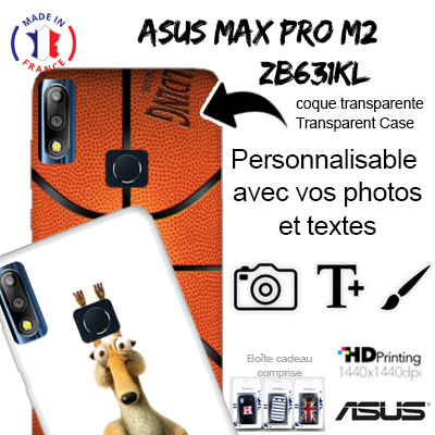 Cover Asus Zenfone Max Pro M2 ZB631KL rigida  personalizzata