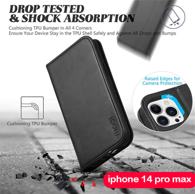 acheter etui portefeuille iPhone 14 Pro Max