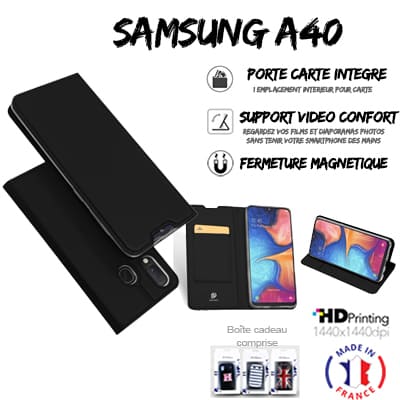 Cover Personalizzata a Libro Samsung Galaxy A40
