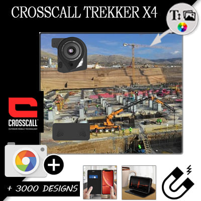 Cover Personalizzata a Libro Crosscall Trekker X4