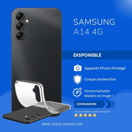 Coque Samsung Galaxy A14 Personnalisée souple