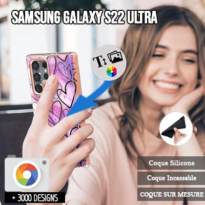 Coque Samsung Galaxy S22 Ultra Personnalisée souple