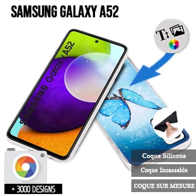 Coque Samsung Galaxy A52 4G / 5G Personnalisée souple