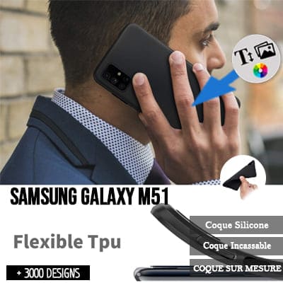 custodia silicone Samsung Galaxy M51