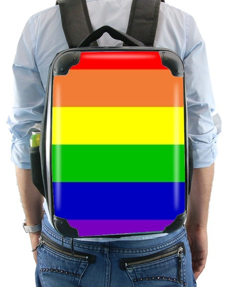 Zaino Bandiera Arco In Cielo Gay 