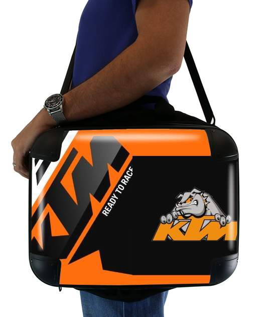 sacoche ordinateur KTM Racing Orange And Black