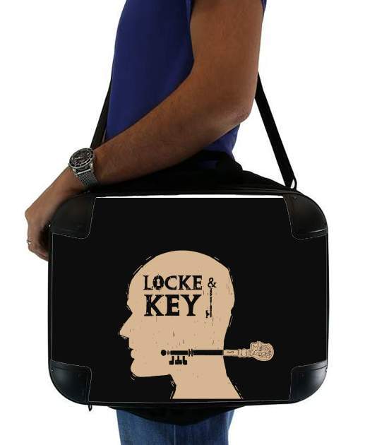 sacoche ordinateur Locke Key Head Art