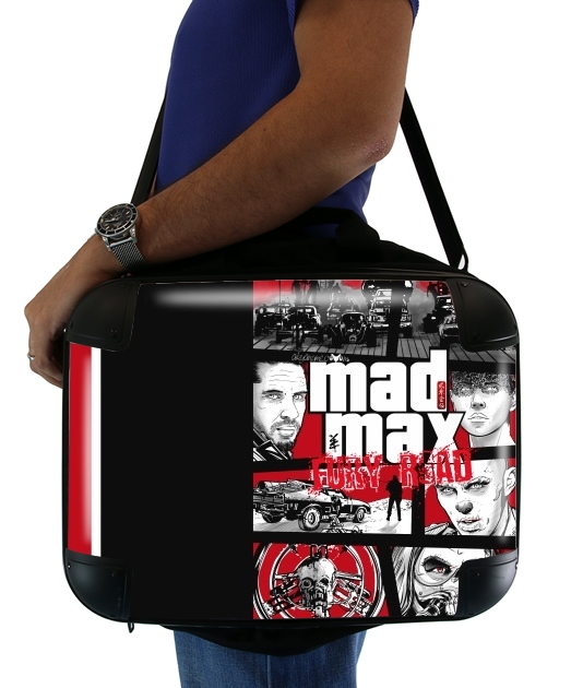sacoche ordinateur Mashup GTA Mad Max Fury Road