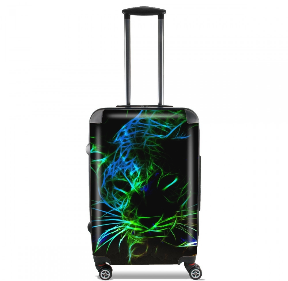 valise Abstract neon Leopard