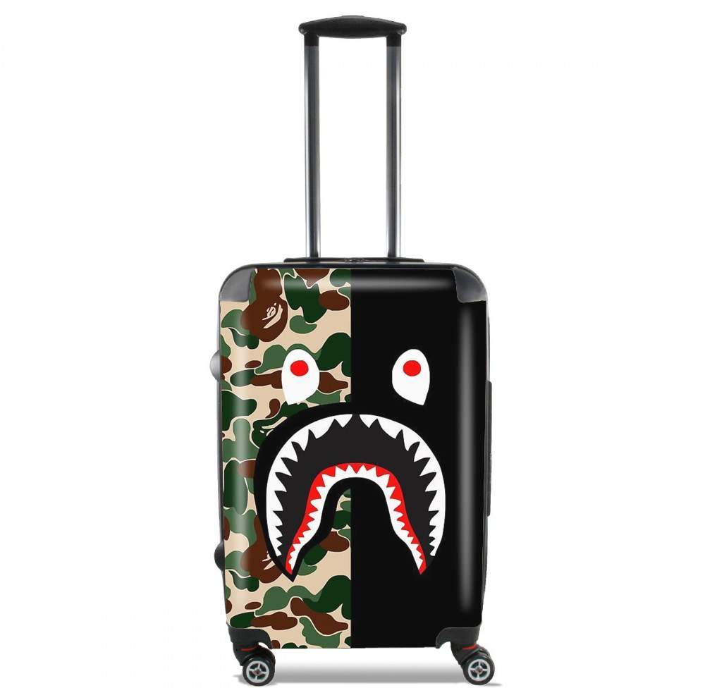 Valigia Shark Bape Camo Military Bicolor 