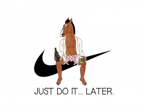 coque JUST DO IT LATER Bojack Horseman