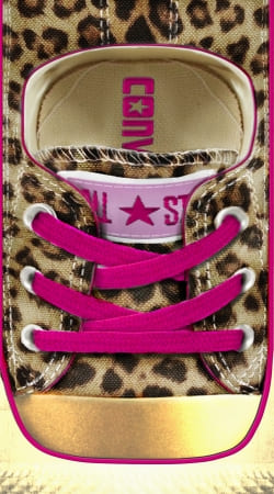 coque All Star leopard