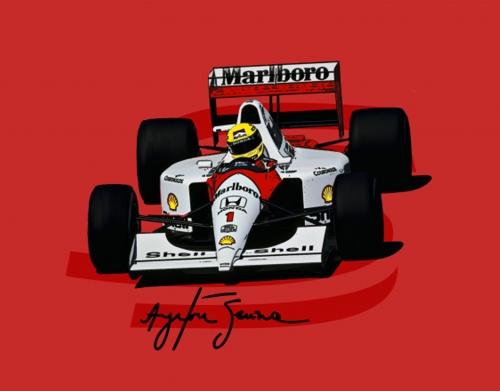 coque Ayrton Senna Formule 1 King