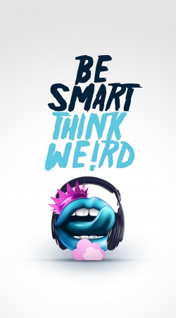 coque Be Smart Think Weird 2