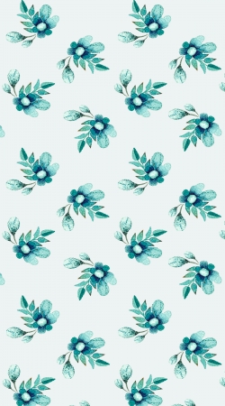 coque Blue Flowers