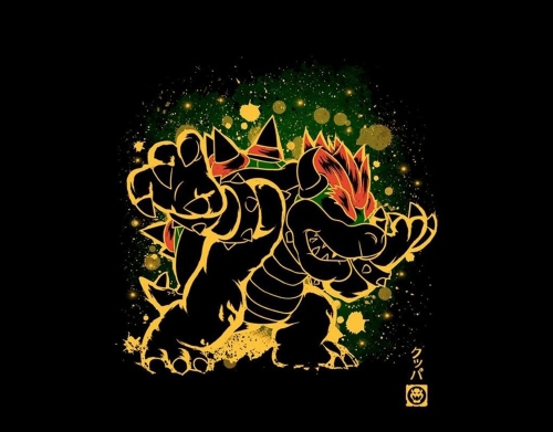 coque Bowser Abstract Art