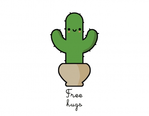 coque Cactus Free Hugs