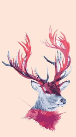 coque Deer paint