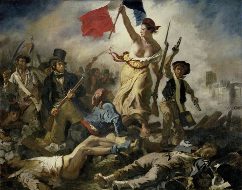 coque Delacroix La Liberte guidant le peuple