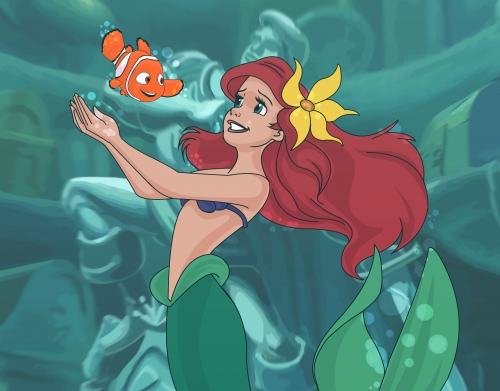 coque Disney Hangover Ariel and Nemo
