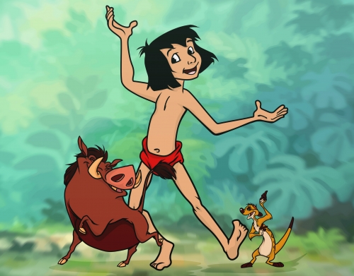 coque Disney Hangover Mowgli Timon and Pumbaa 