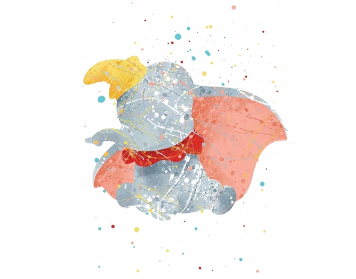 coque Dumbo Watercolor