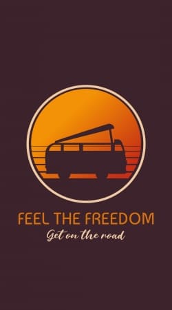 coque Feel The freedom on the road