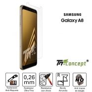 Film de protection d'écran Samsung Galaxy A8 2018 anti rayures et traces de doigt