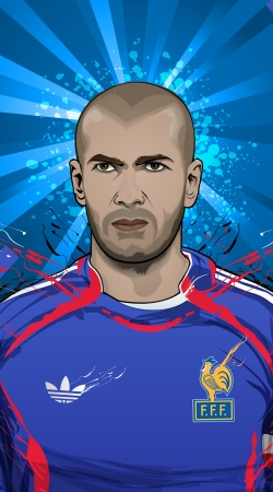 coque Football Legends: Zinedine Zidane France