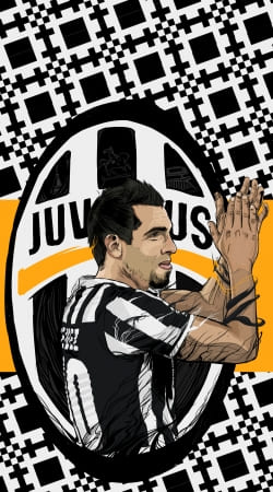 coque Football Stars: Carlos Tevez - Juventus
