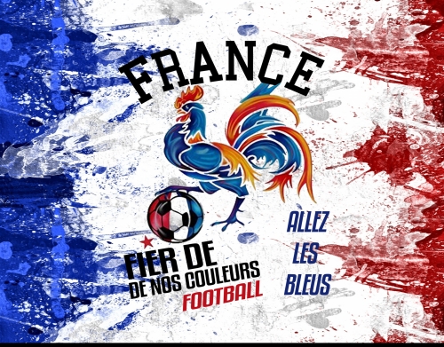 coque France Football Coq Sportif Fier de nos couleurs Allez les bleus