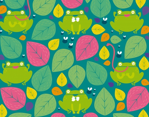 coque Frogs and leaves