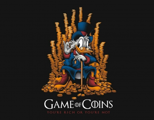 coque Game Of coins Picsou Mashup
