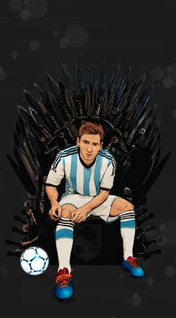 coque Game of Thrones: King Lionel Messi - House Catalunya