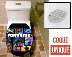Housse siège de toilette - Décoration abattant WC