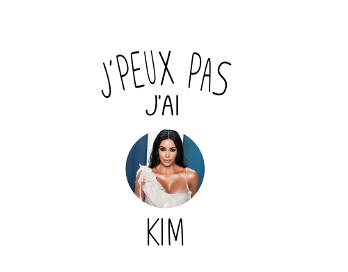 coque Je peux pas j'ai Kim Kardashian