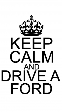 coque Keep Calm And Drive a Ford