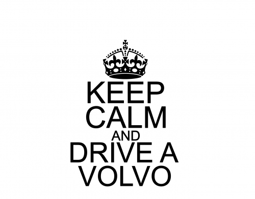 coque Keep Calm And Drive a Volvo