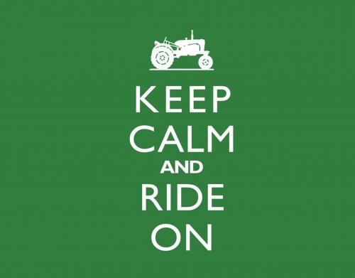 coque Keep Calm And ride on Tractor