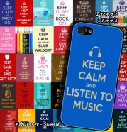 coque Keep Calm And Listen to Music