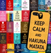 coque Keep Calm And Hakuna Matata